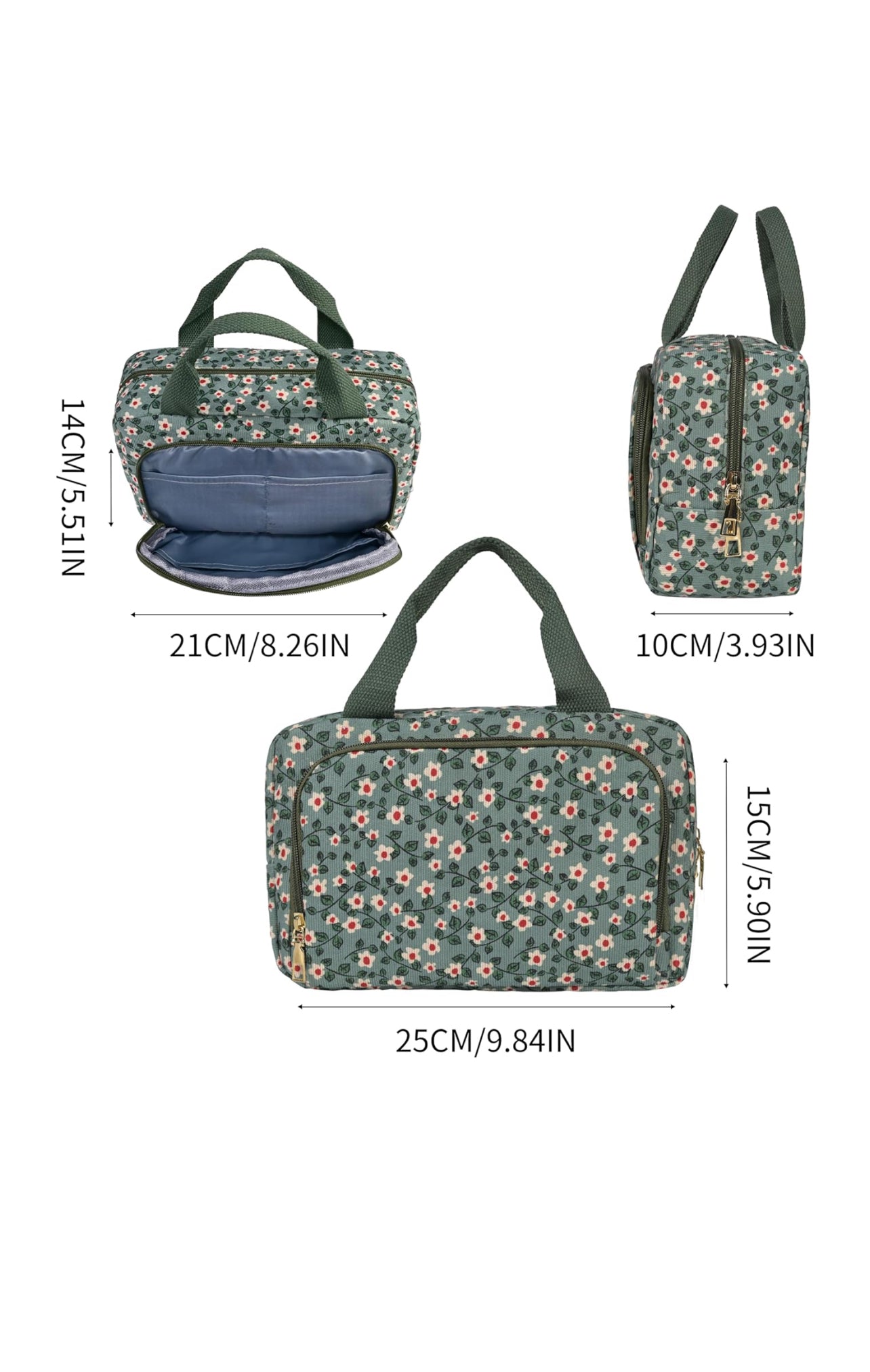 Cute & Feminine Patterned Wash Bag
