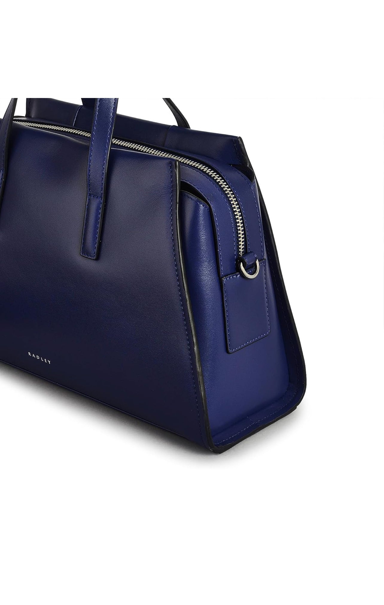 Leather Ziptop Top Handle Bag