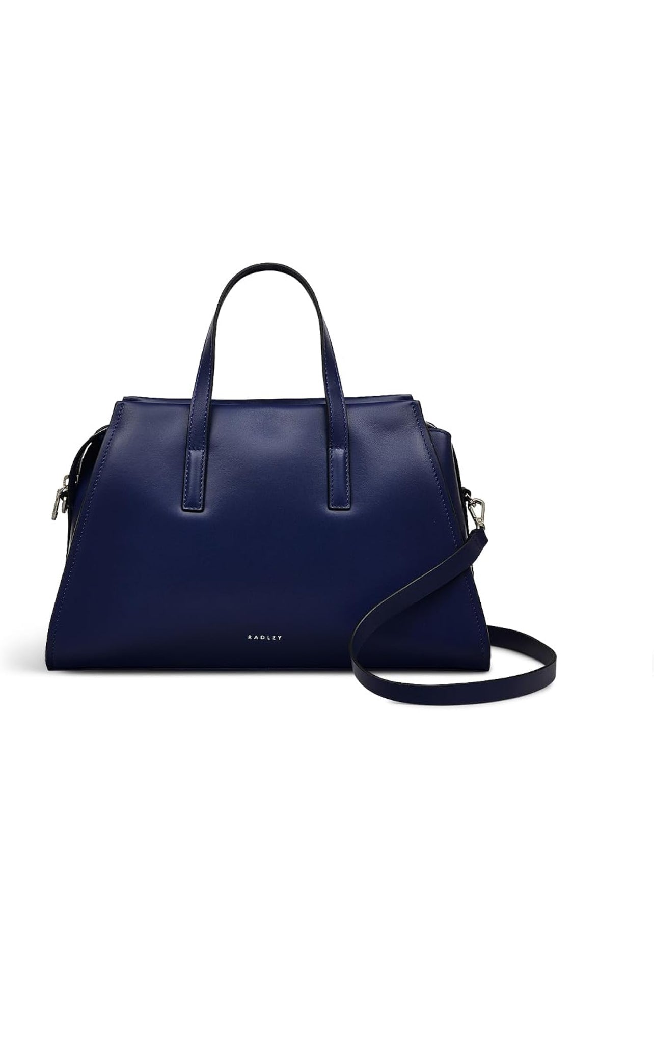 Leather Ziptop Top Handle Bag