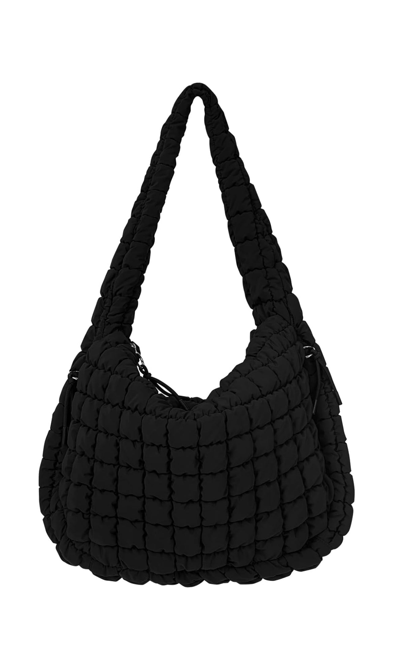 Puffer Bag Quilted Hobo Bag