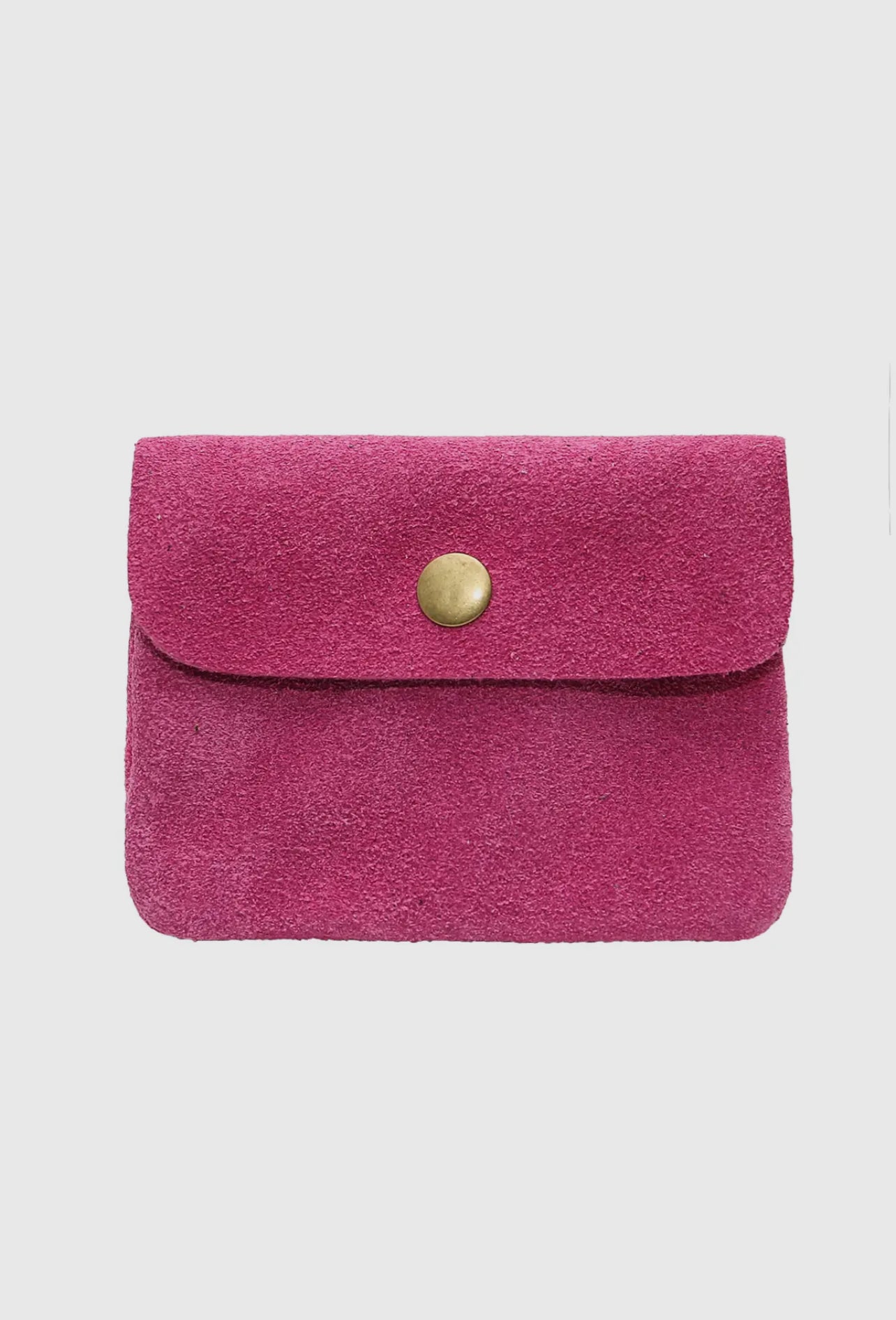 Suede Snap Wallet